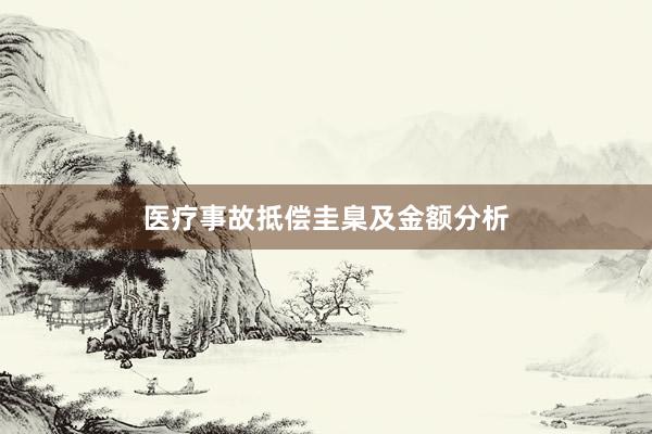 医疗事故抵偿圭臬及金额分析